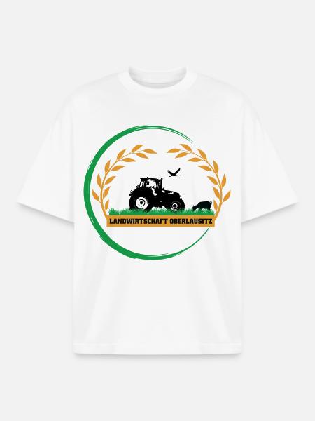 Logo - Boxy Heavyweight Unisex Organic T-Shirt von Stanley/Stella - Weiß