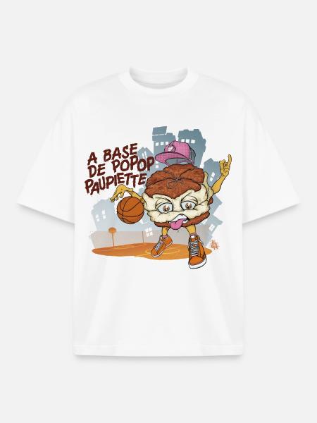 Paupiette - T-shirt unisexe boxy épais biologique Stanley/Stella - blanc