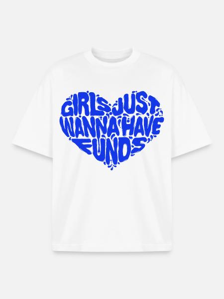 Saying Humorous Heart Statement Sayings - Boxy Heavyweight Unisex Organic T-Shirt by Stanley/Stella - white