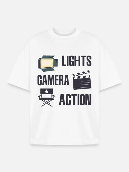 Videoproduzent - Boxy Heavyweight Unisex Organic T-Shirt von Stanley/Stella - Weiß