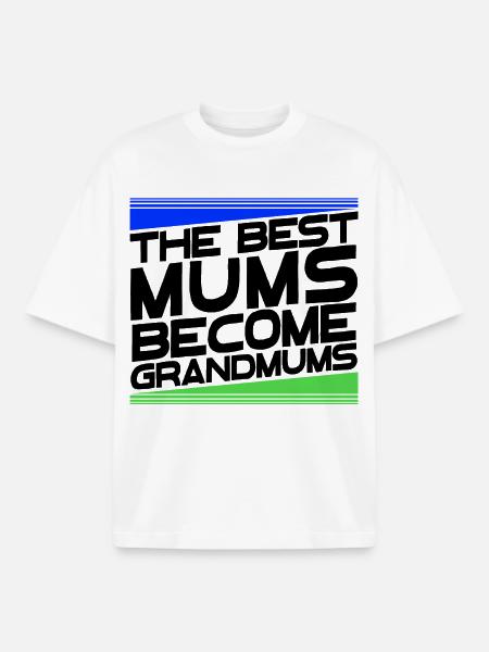 Cool Oma Statement Großmutter Glückwunsch - Boxy Heavyweight Unisex Organic T-Shirt von Stanley/Stella - Weiß