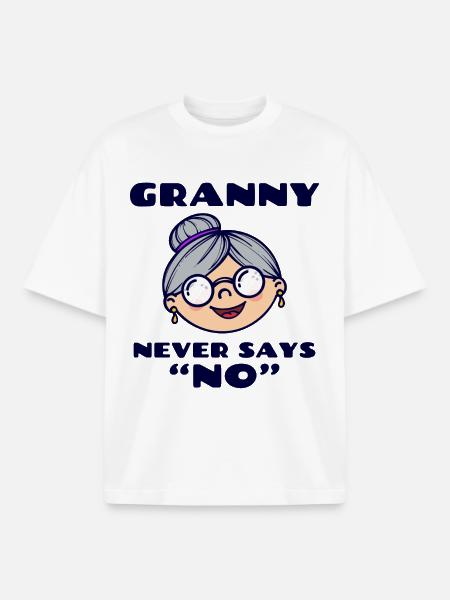 Lieblingsomi Großmutter Oma Statement Brille - Boxy Heavyweight Unisex Organic T-Shirt von Stanley/Stella - Weiß