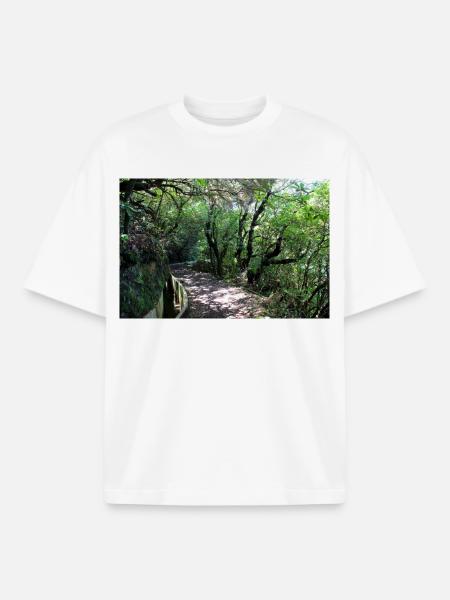 Madeira Portugal Poster - Boxy Heavyweight Unisex Organic T-Shirt von Stanley/Stella - Weiß