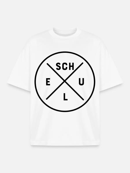 Schule - Boxy Heavyweight Unisex Organic T-Shirt von Stanley/Stella - Weiß