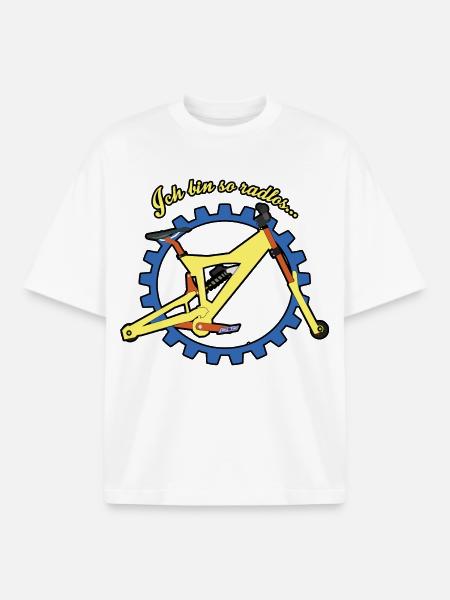 I'm so wheelless - Boxy Heavyweight Unisex Organic T-Shirt by Stanley/Stella - white
