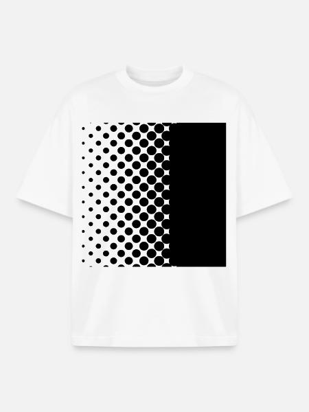 Black points - Boxy Heavyweight Unisex Organic T-Shirt von Stanley/Stella - Weiß