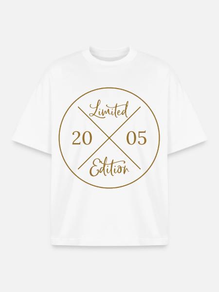 limited edition 2005 - Boxy Heavyweight Unisex Organic T-Shirt von Stanley/Stella - Weiß
