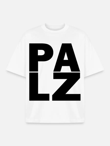 Pfalzluschd - Boxy Heavyweight Unisex Organic T-Shirt by Stanley/Stella - white