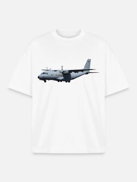CN-235 - Boxy Heavyweight Unisex Organic T-Shirt von Stanley/Stella - Weiß