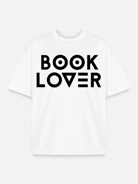booklover - Boxy Heavyweight Unisex Organic T-Shirt by Stanley/Stella - white