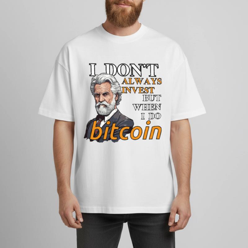 Graphique Bitcoin | Crypto Dicton | Crypto Merch T-shirt unisexe boxy épais biologique Stanley/Stella