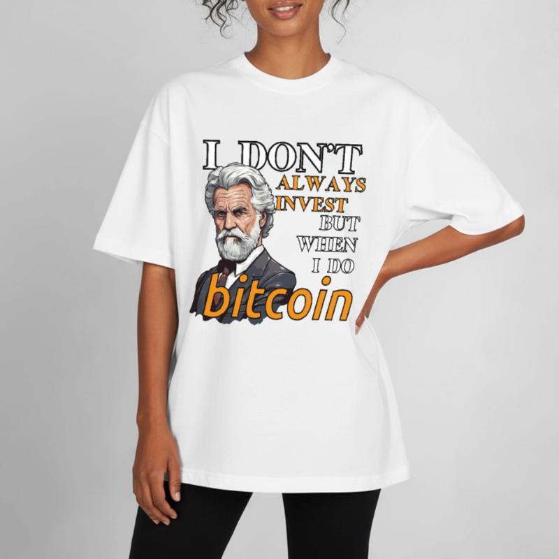 Graphique Bitcoin | Crypto Dicton | Crypto Merch T-shirt unisexe boxy épais biologique Stanley/Stella