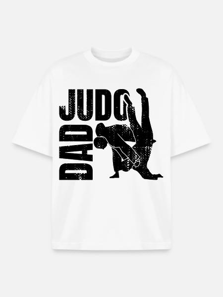 Judo Father - Boxy Heavyweight Unisex Organic T-Shirt by Stanley/Stella - white
