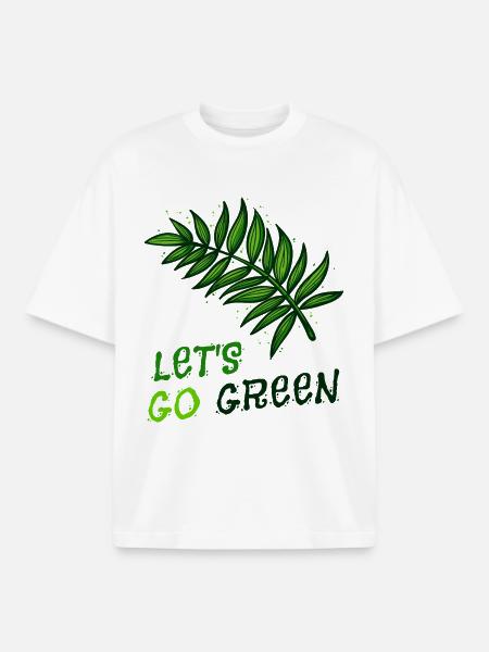 Environment Environmentalist Statement Eco-friendly - Boxy Heavyweight Unisex Organic T-Shirt by Stanley/Stella - white