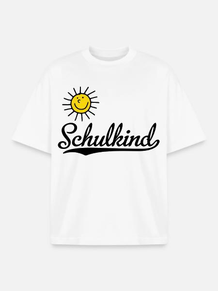 Schulkind - Boxy Heavyweight Unisex Organic T-Shirt von Stanley/Stella - Weiß