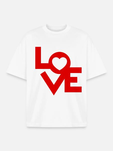 Unleash your romance - Boxy Heavyweight Unisex Organic T-Shirt by Stanley/Stella - white