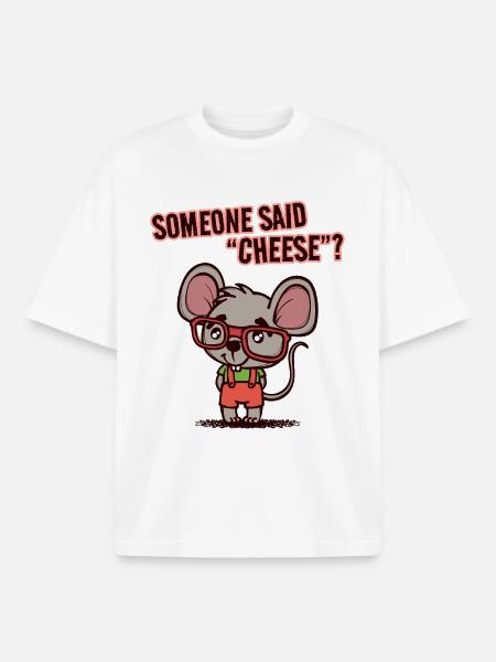 Lieblingstier Statement Ratte Haustiere Tiere - Boxy Heavyweight Unisex Organic T-Shirt von Stanley/Stella - Weiß