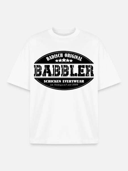 Babbler - Boxy Heavyweight Unisex Organic T-Shirt von Stanley/Stella - Weiß