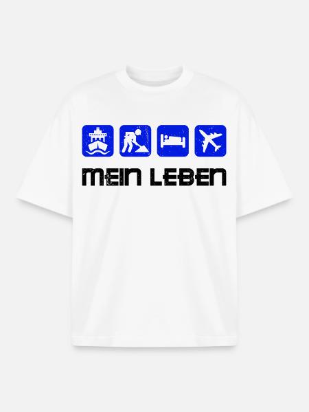 Job Statement Arbeiter Angestellter Arbeit - Boxy Heavyweight Unisex Organic T-Shirt von Stanley/Stella - Weiß