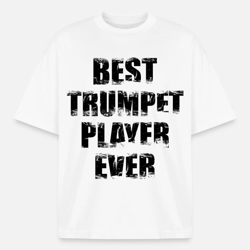 Bester Trompeter - Heavyweight Unisex Boxy T-Shirt von stanley/stella	 - Weiß