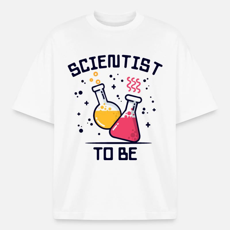 Workaholic Wissenschafter Statement Beruf Karriere - Boxy Heavyweight Unisex Organic T-Shirt von Stanley/Stella - Weiß