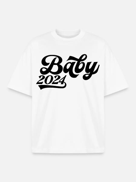 Bébé 2024 - T-shirt unisexe boxy épais biologique Stanley/Stella - blanc