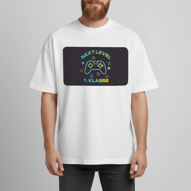 Game Controller - Next Level 1st Class Boxy Heavyweight Unisex Organic T-Shirt by Stanley/Stella