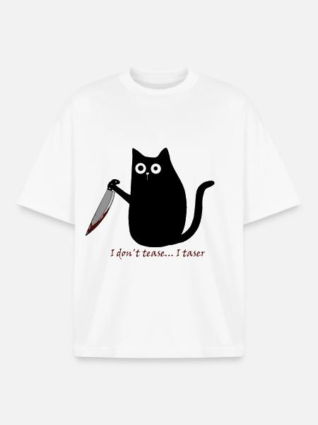 I don't tease - Boxy Heavyweight Unisex Organic T-Shirt von Stanley/Stella - Weiß