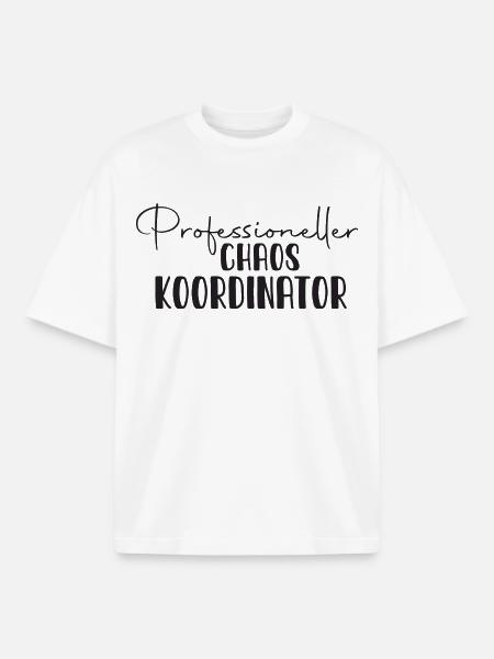 Professioneller Chaoskoordinator - Boxy Heavyweight Unisex Organic T-Shirt von Stanley/Stella - Weiß