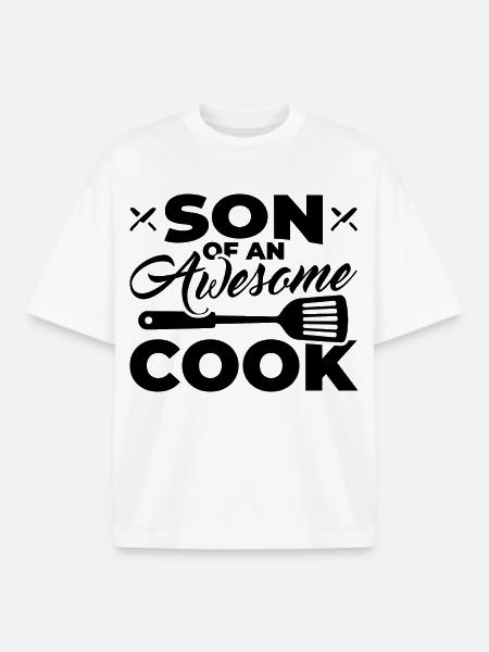 Son Koch - T-shirt unisexe boxy épais biologique Stanley/Stella - blanc