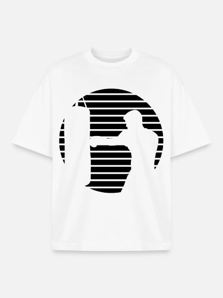 Boxer - Boxy Heavyweight Unisex Organic T-Shirt von Stanley/Stella - Weiß