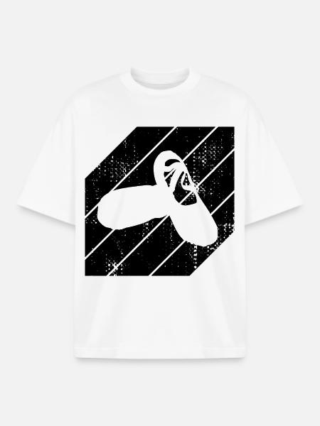 Ballet shoes - Boxy Heavyweight Unisex Organic T-Shirt by Stanley/Stella - white