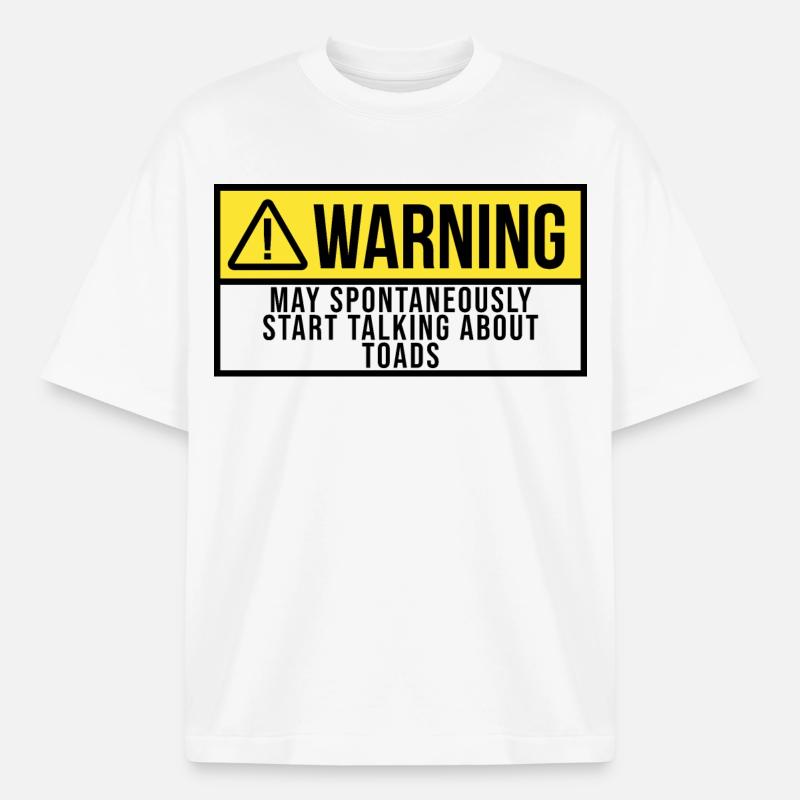 Toad - Heavyweight Boxy Unisex T-Shirt by Stanley/Stella - white