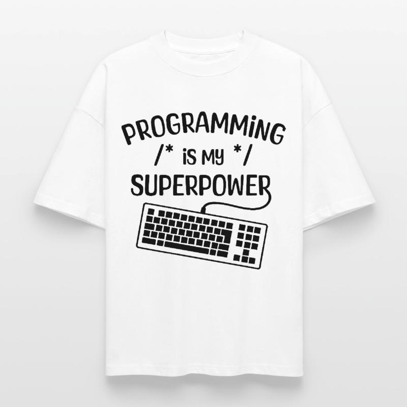 Computerfreak Statement Developer Programmierer Heavyweight Unisex Boxy T-Shirt von stanley/stella	