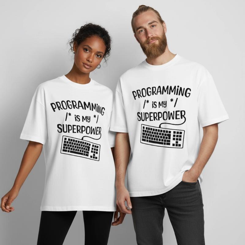 Computerfreak Statement Developer Programmierer Heavyweight Unisex Boxy T-Shirt von stanley/stella	