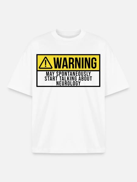 Neurology Neurology Neurology - Boxy Heavyweight Unisex Organic T-Shirt by Stanley/Stella - white