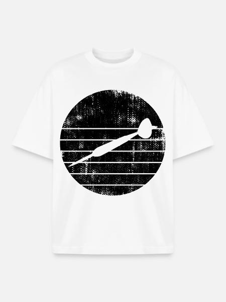 Dart - Boxy Heavyweight Unisex Organic T-Shirt by Stanley/Stella - white