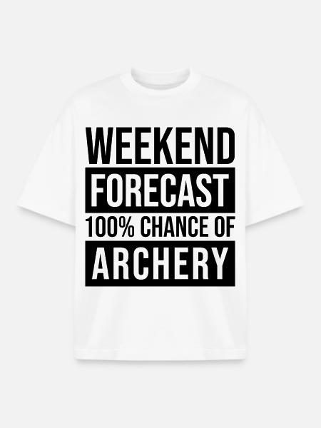 Bogenschütze - Boxy Heavyweight Unisex Organic T-Shirt von Stanley/Stella - Weiß