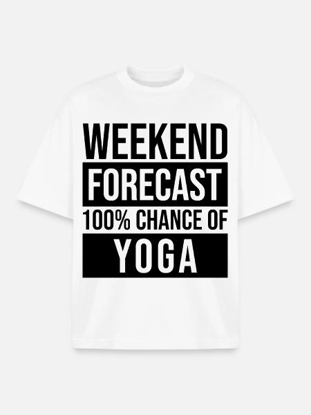 Yoga - Boxy Heavyweight Unisex Organic T-Shirt by Stanley/Stella - white