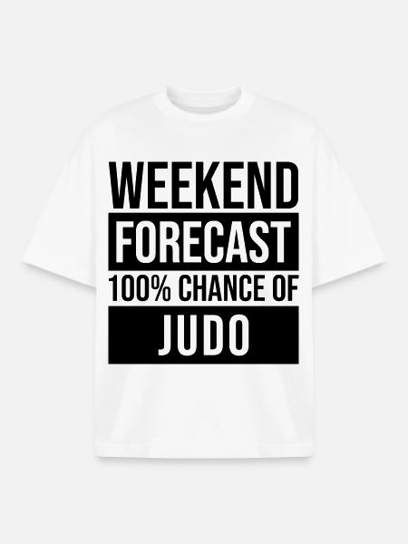 Judo Judo - T-shirt unisexe boxy épais biologique Stanley/Stella - blanc