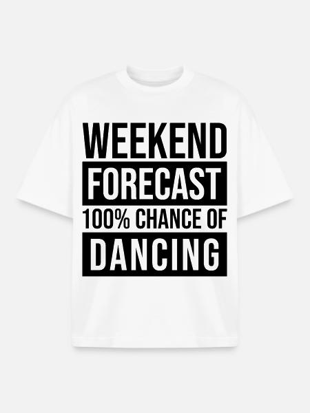 Dancer - Boxy Heavyweight Unisex Organic T-Shirt by Stanley/Stella - white