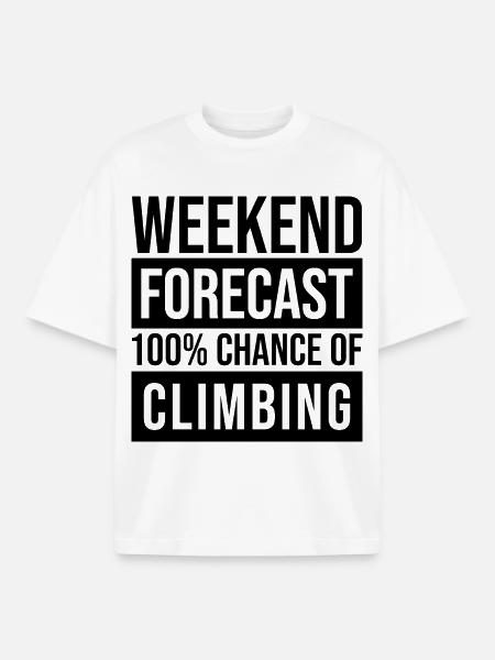 Climber - Boxy Heavyweight Unisex Organic T-Shirt by Stanley/Stella - white