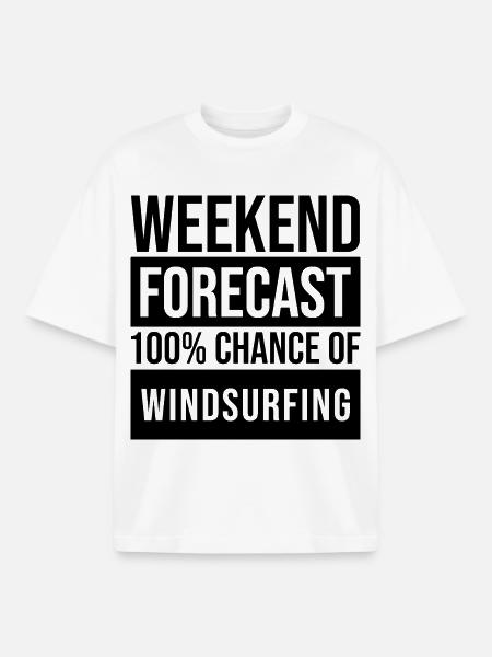 Windsurfer - Boxy Heavyweight Unisex Organic T-Shirt by Stanley/Stella - white