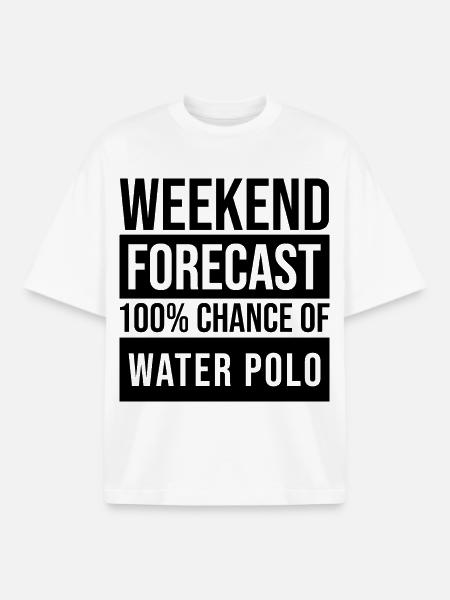 Water Polo Water Polo Water Polo - Boxy Heavyweight Unisex Organic T-Shirt by Stanley/Stella - white