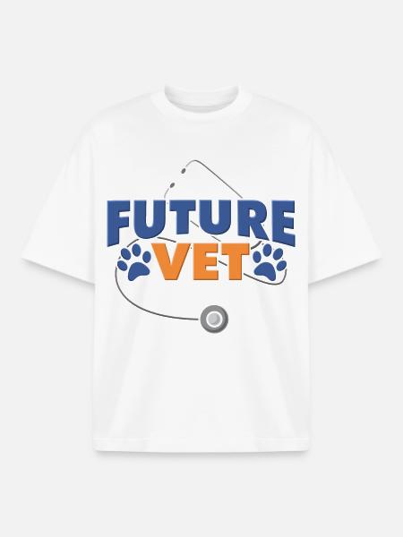 Veterinarian Veterinary Student - Boxy Heavyweight Unisex Organic T-Shirt by Stanley/Stella - white