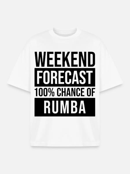 Rumba Rumba Rumba - Boxy Heavyweight Unisex Organic T-Shirt by Stanley/Stella - white