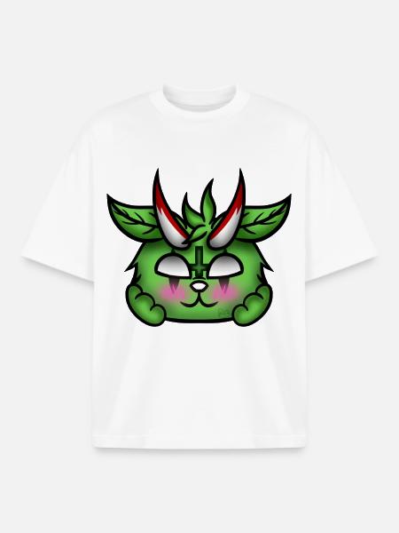 Blushing Demon! - Boxy Heavyweight Unisex Organic T-Shirt by Stanley/Stella - white