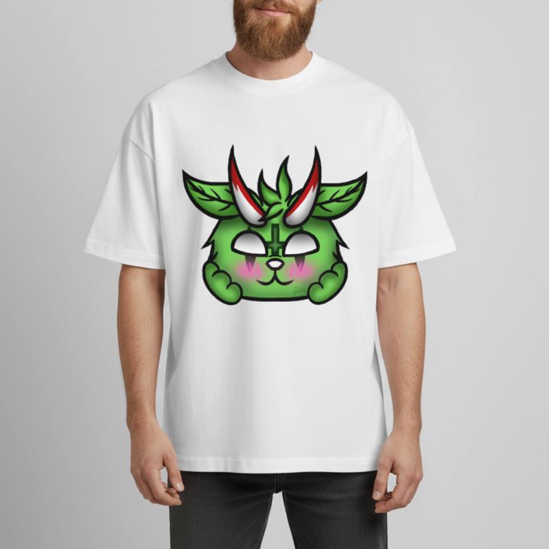 Errötender Dämon! Boxy Heavyweight Unisex Organic T-Shirt von Stanley/Stella
