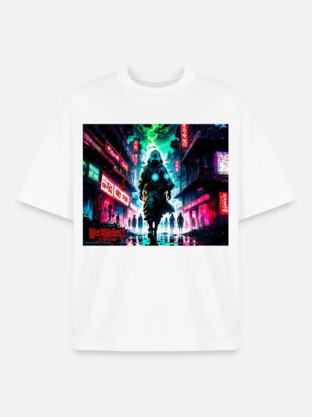 City Apocalyptic - Boxy Heavyweight Unisex Organic T-Shirt by Stanley/Stella - white