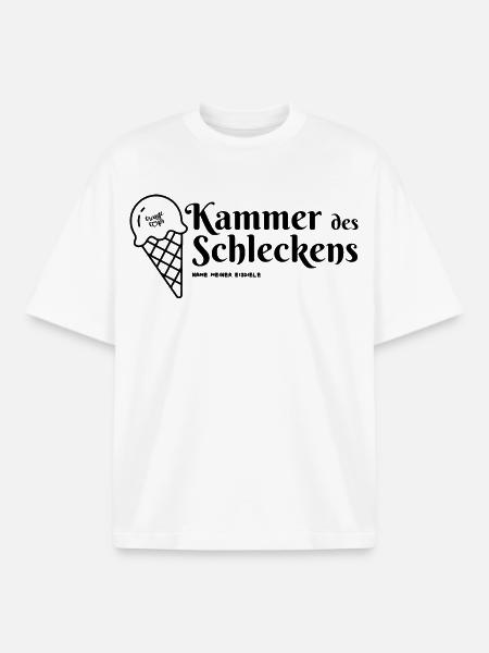 Kammer des Schleckens - Boxy Heavyweight Unisex Organic T-Shirt von Stanley/Stella - Weiß